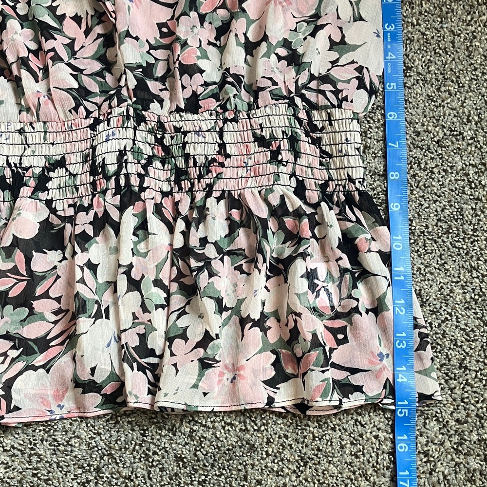 Everleigh Pink and Black Floral Blouse - Picture 8 of 8